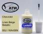 Preview: Chevrolet, Linen Beige Metallic, 55U / WA436N: 20ml Lackstift, von ATW Autoteile West.